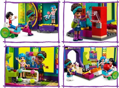 41708 LEGO Friends Rolschaatsdisco Speelhal