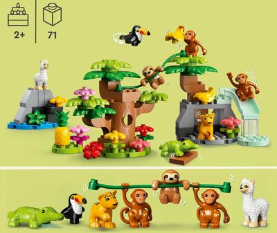 10973 LEGO DUPLO Wilde Dieren Van Zuid-Amerika