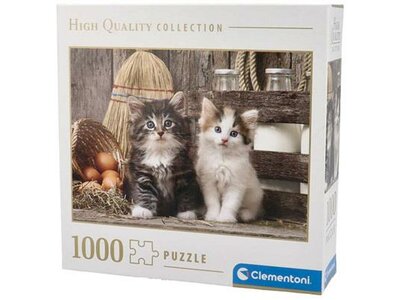 80060 Clementoni Puzzel Lovely Kittens 1000 stukjes