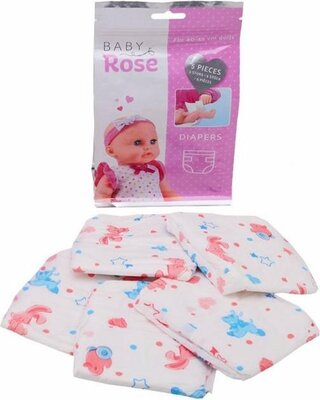 76592 Johntoy Luiers Baby Rose 13 X 20 Cm
