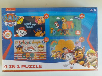 39653 PAW Patrol 4in1 Puzzel