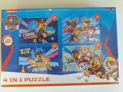 39677 PAW Patrol 4in1 Puzzel Chase