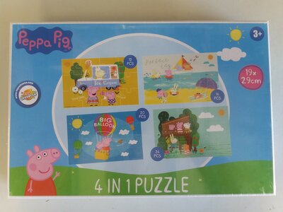 39684 Peppa Pig 4in1 Puzzel Ice Cream