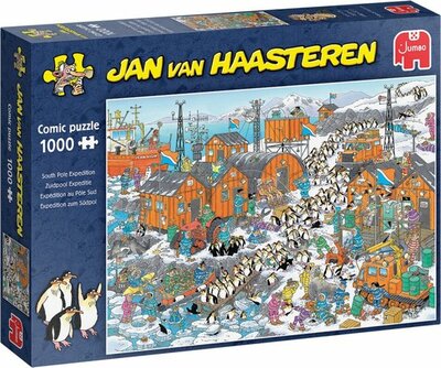 20038 Jumbo Puzzel Jan Van Haasteren Zuidpool Expeditie 1000 Stukjes