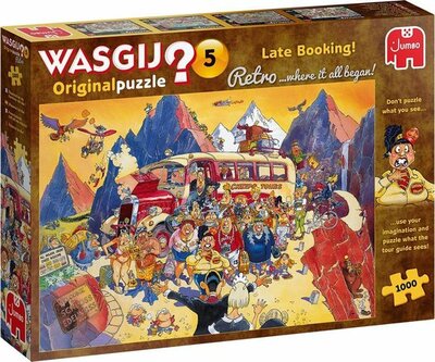 25007 Jumbo Puzzel Wasgij Retro Original 5 Late Booking 1000 Stukjes