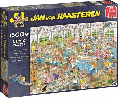 19077 Jumbo Puzzel Jan Van Haasteren Taarten Toernooi 1000 Stukjes