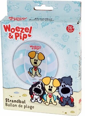 13385 Rubo Toys Woezel En Pip Strandbal Diameter 50 Cm