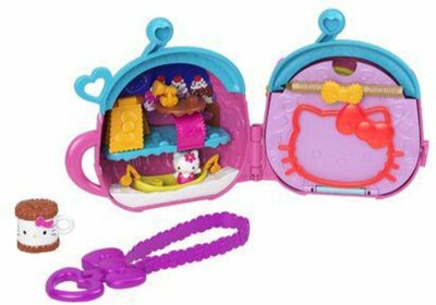 21762 Hello Kitty Camping Cacao Draagbare Mini Speelset