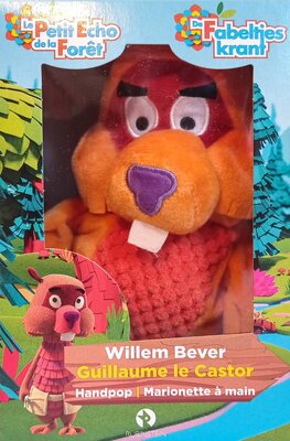 27715 Fabeltjeskrant Wilem Bever Handpop 25 cm