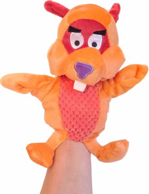 27715 Fabeltjeskrant Wilem Bever Handpop 25 cm