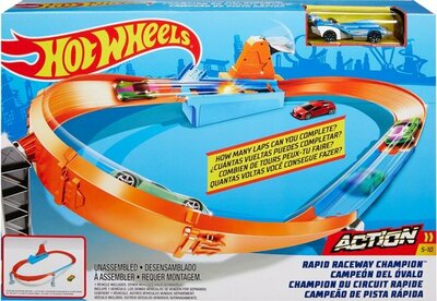 13951 Hot Wheels Action Rapid Raceway Champion Speelset