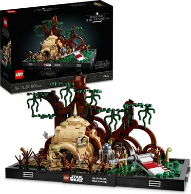 75330 LEGO Star Wars Jedi Training Op Dagobah Diorama