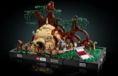 75330 LEGO Star Wars Jedi Training Op Dagobah Diorama