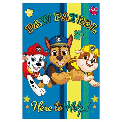 31626A  PAW Patrol Fleecedeken Blauw 100x150cm