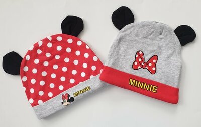 96385 Disney Baby Minnie Mouse muts  2 stuks  Maat 74/80