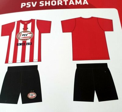 36217 PSV Shortama Maat 140-146