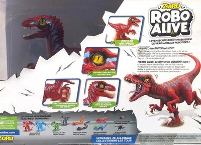 77649 Zuru Robo Alive Raptor Rood