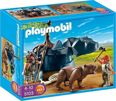 5103 Playmobil Grotbewoners met Beer