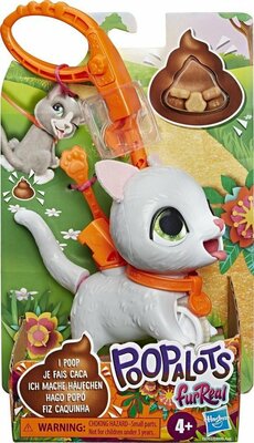 55755 Hasbro Fur Real Poopalots Kitten Grijs