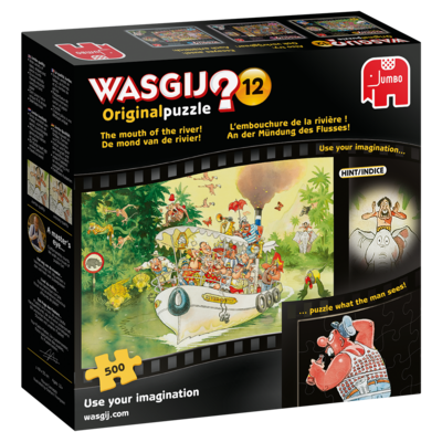 81704 Jumbo Puzzel Wasgij Original 12 De monding van de rivier 500 Stukjes