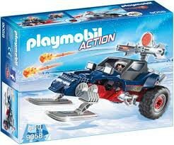 9058 Playmobil Sneeuwscooter met ijspiraat
