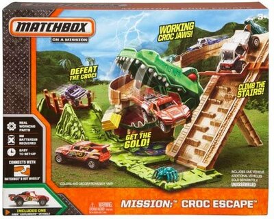 55 Mattel Speelset Matchbox Mission: Croc Escape