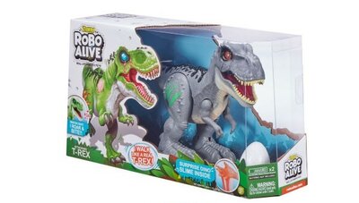 13384 ZURU Robo Alive Dinosaurus T-REX Grijs
