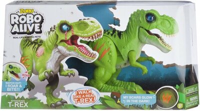 13385 ZURU Robo Alive Dinosaurus T-REX Groen