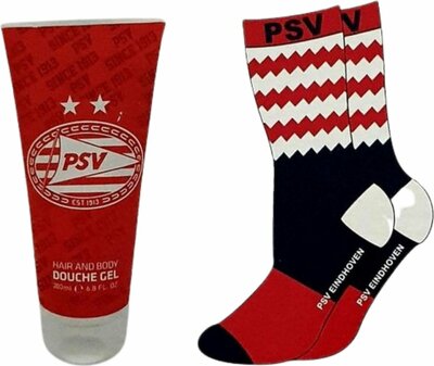 31977 PSV 2 in 1 douchegel + PSV funny sokken