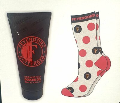 31960 Feyenoord Funny Socks + 2 in 1 douchegel