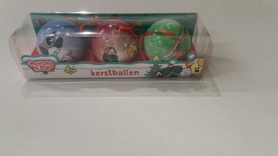 71218 Woezel en Pip Kerstballen 3 stuks