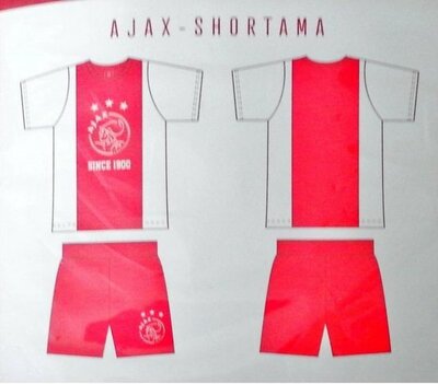 36163 Ajax Shortama - set short + shirt Mt. 152/158