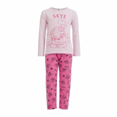 24988 Paw Patrol Kinderpyjama Roze Maat 128/134