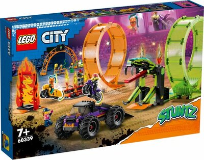 60339 LEGO City Stuntz Dubbele Looping Stuntarena