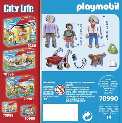 70990 Playmobil City Life  Grootouders met kleinkinderen