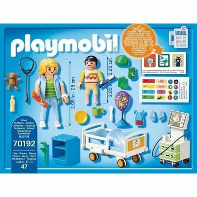 70192 PLAYMOBIL City Life Kinderziekenhuiskamer