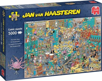 20050 JUMBO Puzzel Jan Van Haasteren De Muziekwinkel 5000 Stukjes