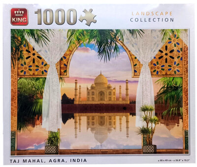 56087 King Puzzel Taj Mahal Agra India 1000 stukjes