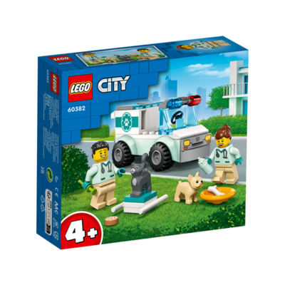 60382 LEGO 4+ City Dierenarts Reddingswagen