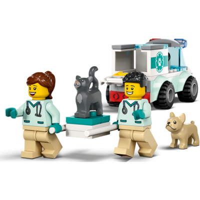 60382 LEGO 4+ City Dierenarts Reddingswagen