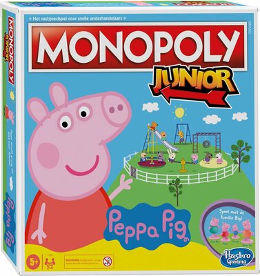 93358 Hasbro Monopoly Junior Peppa Pig Bordspel