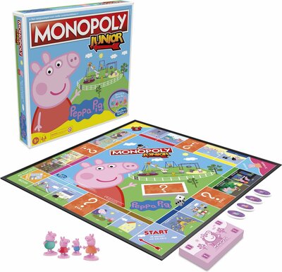 93358 Hasbro Monopoly Junior Peppa Pig Bordspel