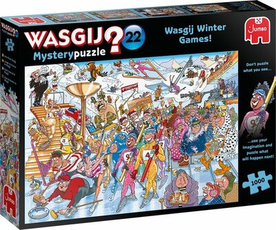 25012 Jumbo Puzzel Wasgij Mystery 22 Winterspelen! 1000 Stukjes