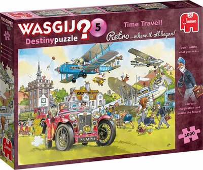 25008 Jumbo Puzzel Wasgij Retro Destiny 5 Tijdreizen! 1000 Stukjes