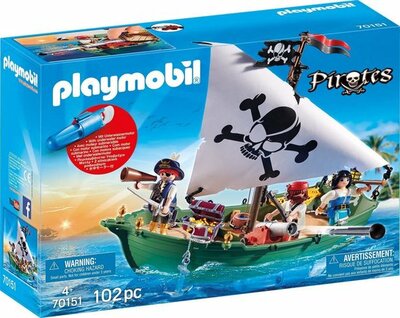 70151 PLAYMOBIL Pirates Piratenschuit met onderwatermotor