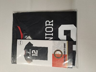 32875 Feyenoord T-Shirt Zwart Maat 152-158