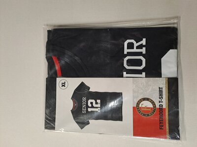 32851S Feyenoord T-Shirt Zwart Maat XL