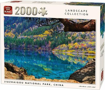 56056 KING Puzzel Jiuzhaigou National Park China 2000 stukjes