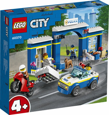 60370 LEGO City Achtervolging politiebureau Bouwset