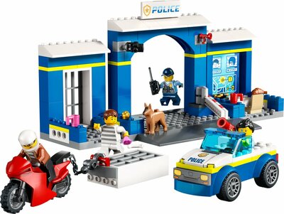 60370 LEGO City Achtervolging politiebureau Bouwset